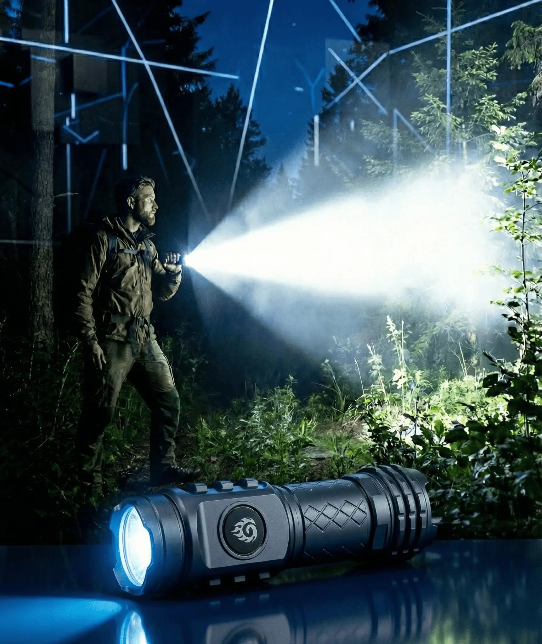 Mini Power Flash – Tragbare, taktische Mini-Taschenlampe unzerstörbar